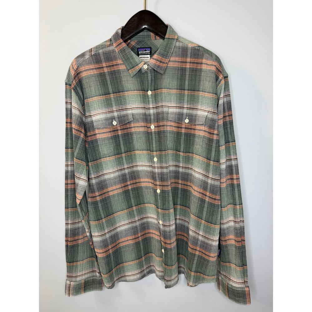 Patagonia Men's Long-Sleeved A/C Steersman Shirt Multi Paid Sz XL